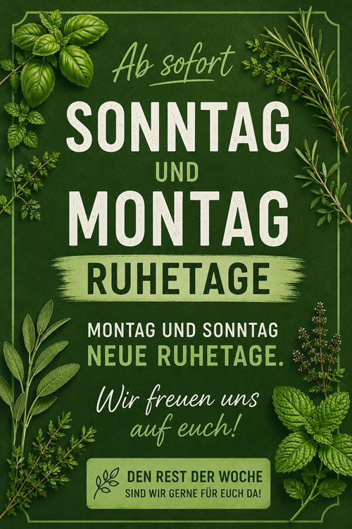 Ruhetage im Byliny Düsseldorf